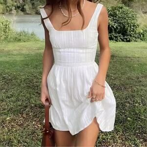 Commense White Mini Dress